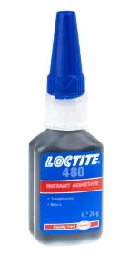 Loctite 480 Instant Adhesive Toughened Black - 20 GM