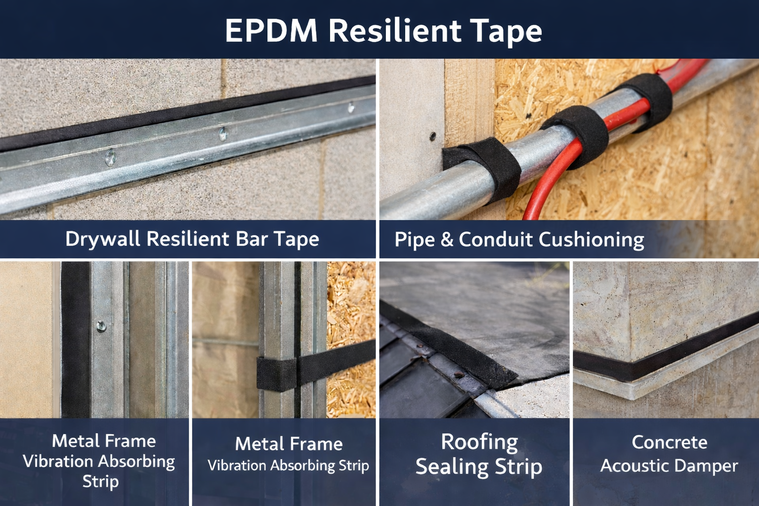 epdm resilient bar tape
