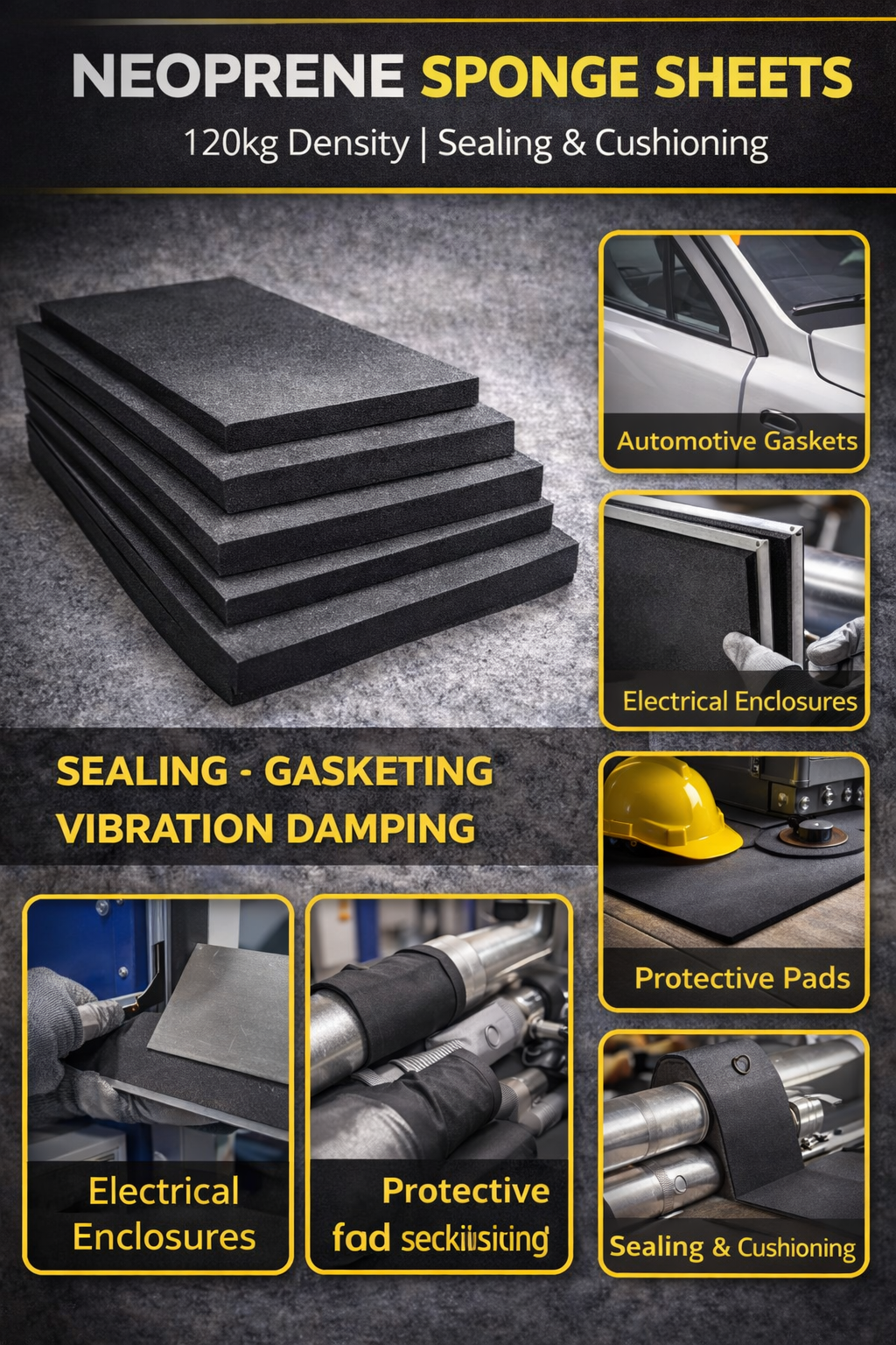neoprene foam gasket material