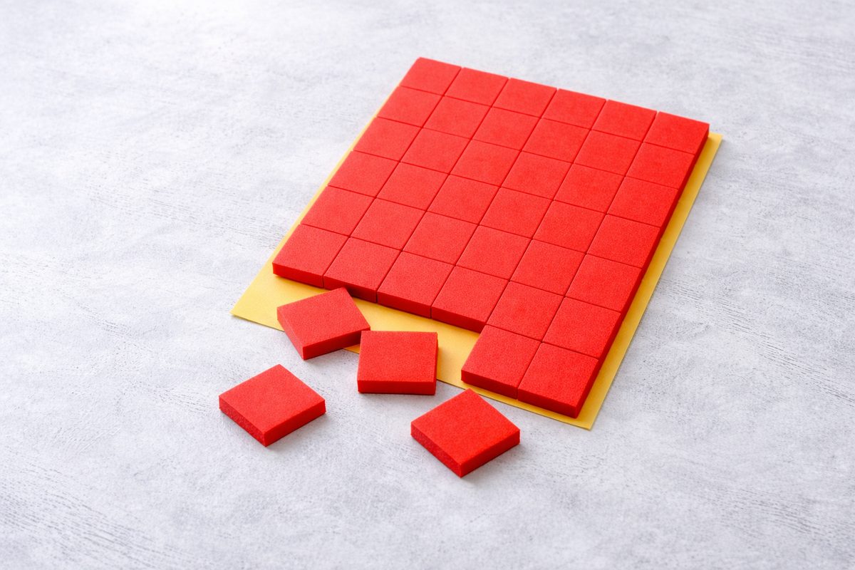 red glazing pads