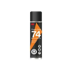 3M™ Foam Fast 74 Spray Adhesive, Orange, 500 ml